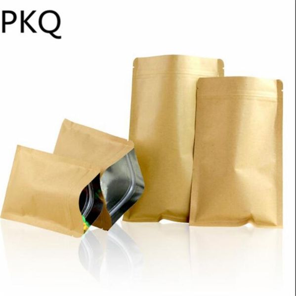 10pcs kraft paper pouch with aluminum foil snack coffee storage resealable zipper bag
10pcs kraft paper pouch with aluminum foil snack coffee storage resealable zipper bag