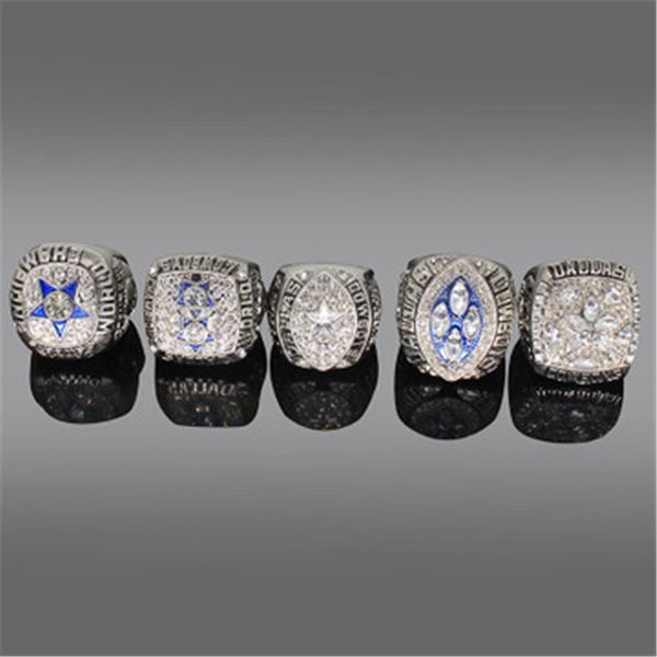 cowboys championship ring men's suit alloy ring, Silver 
cowboys championship ring men's suit alloy ring, Silver