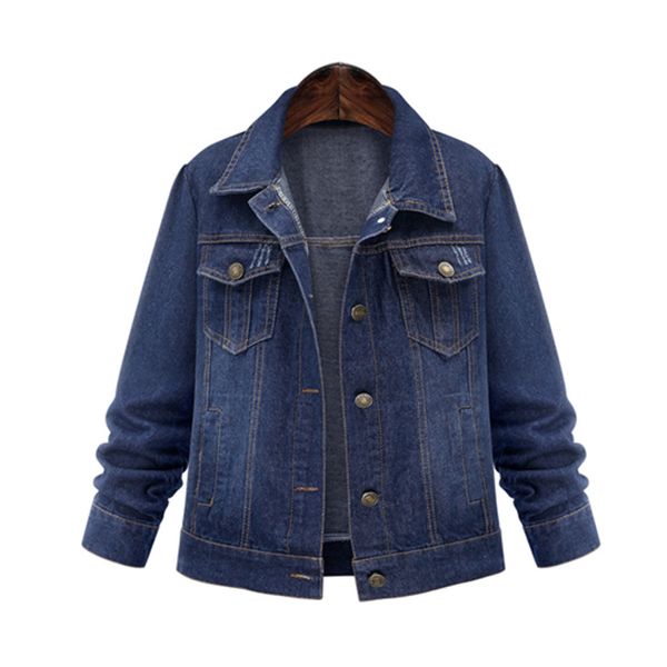 2017 plus size 5xl autumn women denim jacket long sleeve short coat jeans jackets outwear coats 19ing, Black;brown
2017 plus size 5xl autumn women denim jacket long sleeve short coat jeans jackets outwear coats 19ing, Black;brown