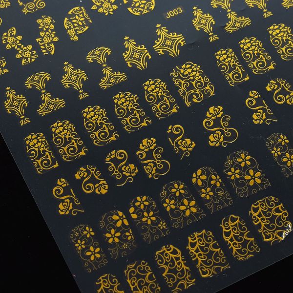 full beauty 108pcs gold silver nail water sticker 3d metallic flowers design decal for nails decoration nail art manicure, Black
full beauty 108pcs gold silver nail water sticker 3d metallic flowers design decal for nails decoration nail art manicure, Black