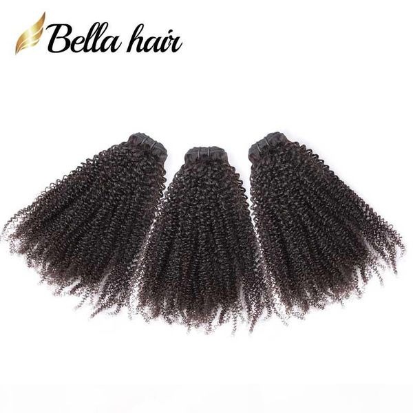 

bella hair brazilian hair 9a afro kinky curly 10-24 inch indian hair bundles malaysian cambodian peruvian virgin hair weaves ing, Black