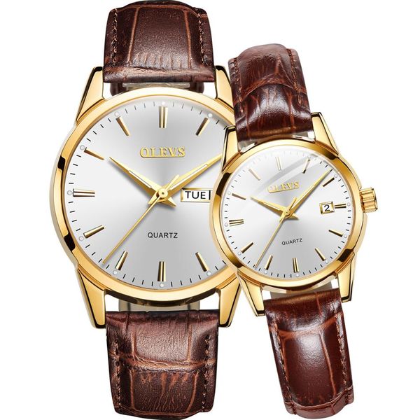 casual leather watch man and woman couple wristwatches lover watch quartz watches reloj pareja waterproof auto day, Slivery;brown
casual leather watch man and woman couple wristwatches lover watch quartz watches reloj pareja waterproof auto day, Slivery;brown
