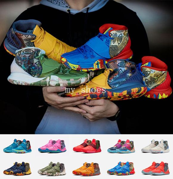 kyrie 6 pre-heat shanghai beijing guangzhou designer sneakers kyries 6 nyc miami houston heal the world basketball shoes sports mens trainer, White;red
kyrie 6 pre-heat shanghai beijing guangzhou designer sneakers kyries 6 nyc miami houston heal the world basketball shoes sports mens trainer, White;red