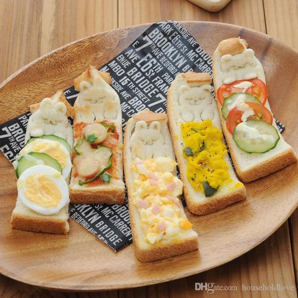 sandwich cartoon animal bread strip mould 3 shape toast piece styling maker kitchen baking tool bakeware
sandwich cartoon animal bread strip mould 3 shape toast piece styling maker kitchen baking tool bakeware