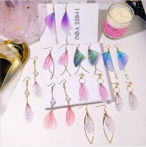 korean earrings retro art handmade pearl tulle butterfly wing ear hook dangle earrings mixed fashion jewelry wholesale, Silver
korean earrings retro art handmade pearl tulle butterfly wing ear hook dangle earrings mixed fashion jewelry wholesale, Silver