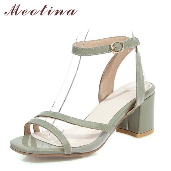 meotina women sandals transparent ankle strap high heel ladies shoes buckle block heels sandals summer beige pink plus size 43, Black
meotina women sandals transparent ankle strap high heel ladies shoes buckle block heels sandals summer beige pink plus size 43, Black