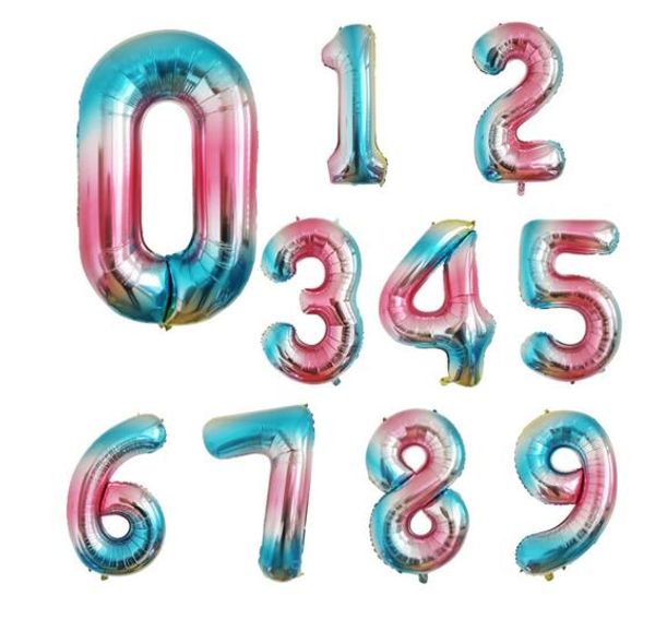 40 INCH Happy Birthday Weeding Celebration Balloon Decoration gradual discoloration circular aluminum Coating balloon Number 0 To 9 Balloon
40 INCH Happy Birthday Weeding Celebration Balloon Decoration gradual discoloration circular aluminum Coating balloon Number 0 To 9 Balloon