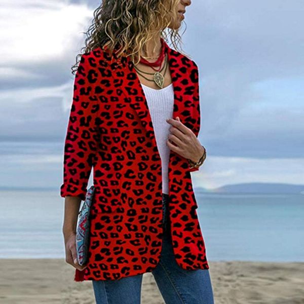 litthing women vintage leopard print blazer long sleeve coat female outerwear 2019 fashion feminine, White;black
litthing women vintage leopard print blazer long sleeve coat female outerwear 2019 fashion feminine, White;black