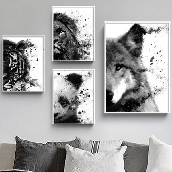 panda wolf lion tiger fashion animal art prints wall art canvas painting posters and prints wall pictures for living room decor
panda wolf lion tiger fashion animal art prints wall art canvas painting posters and prints wall pictures for living room decor