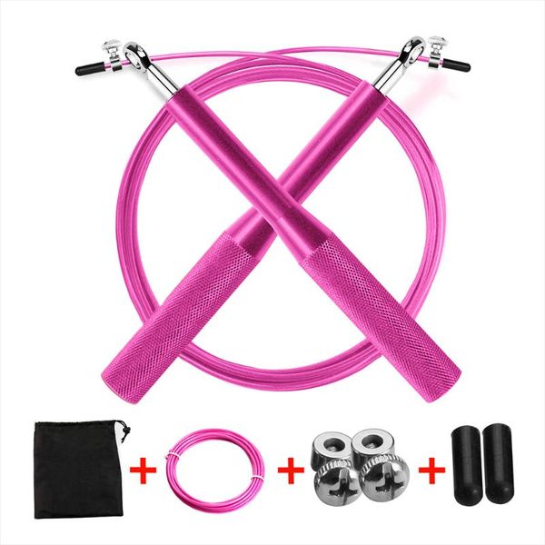 metal handle bearing skip rope 3 meters adjustable high-speed wire jump rope strength training workout fitness equipment
metal handle bearing skip rope 3 meters adjustable high-speed wire jump rope strength training workout fitness equipment