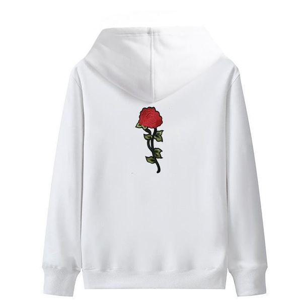 2019 winter men hoodies sweatshirt streetwear simple rose embroidery hoodies hip hop pure color long sleeve pocket pullover, Black
2019 winter men hoodies sweatshirt streetwear simple rose embroidery hoodies hip hop pure color long sleeve pocket pullover, Black