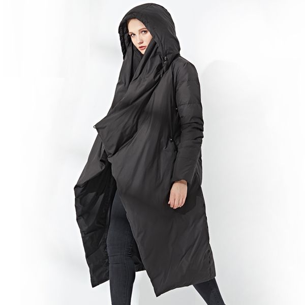 2019 winter and autumn style x-long down coat female hooded warm thick down jacket coats, Black
2019 winter and autumn style x-long down coat female hooded warm thick down jacket coats, Black