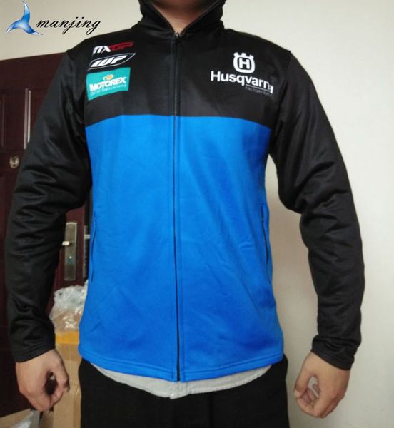 a little thick black with blue motorcycle jacket outdoor motocross sports clothing zipper closure spring autumn soft lining
a little thick black with blue motorcycle jacket outdoor motocross sports clothing zipper closure spring autumn soft lining