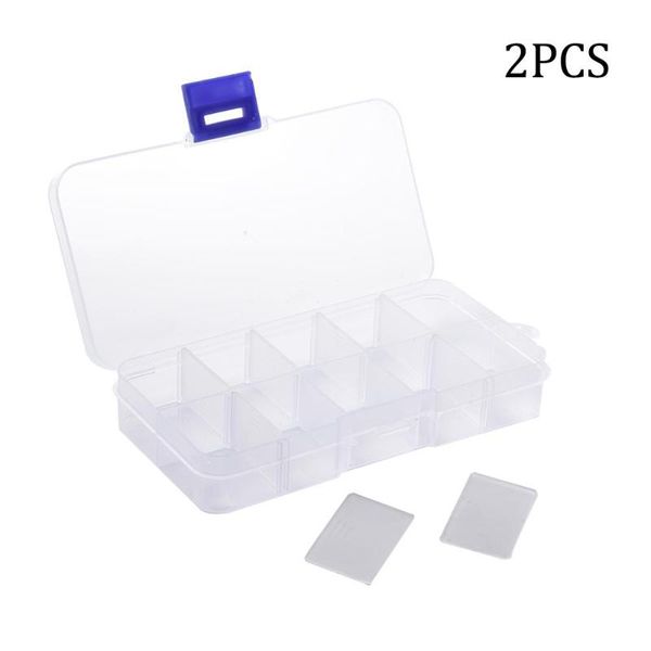 2pcs detachable plastic boxes clear plastic screw box 10 grid storage container jewelry box multi purpose storage organizer
2pcs detachable plastic boxes clear plastic screw box 10 grid storage container jewelry box multi purpose storage organizer
