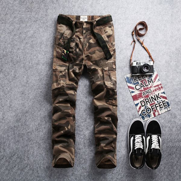 newly fashion designer men jeans army green khaki camouflage outdoors trousers casual multi pockets cargo pants men, Blue
newly fashion designer men jeans army green khaki camouflage outdoors trousers casual multi pockets cargo pants men, Blue