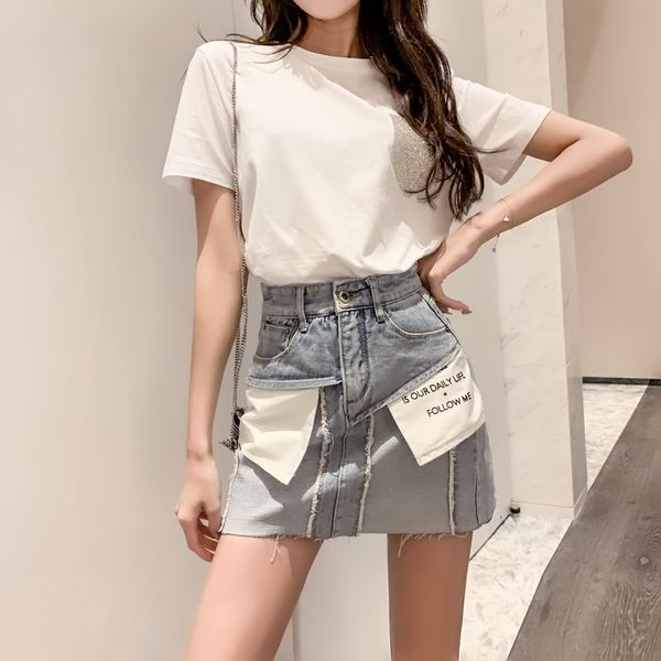 2020 summer new fashion bag skirt summer womens denim skirt high waist a word bag hip skirt tide, Black
2020 summer new fashion bag skirt summer womens denim skirt high waist a word bag hip skirt tide, Black