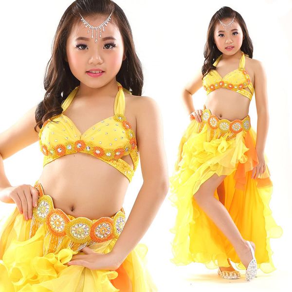 belly dance costumes girls kids oriental dance clothing beaded bra belt dress children performance costumes, Black;red
belly dance costumes girls kids oriental dance clothing beaded bra belt dress children performance costumes, Black;red