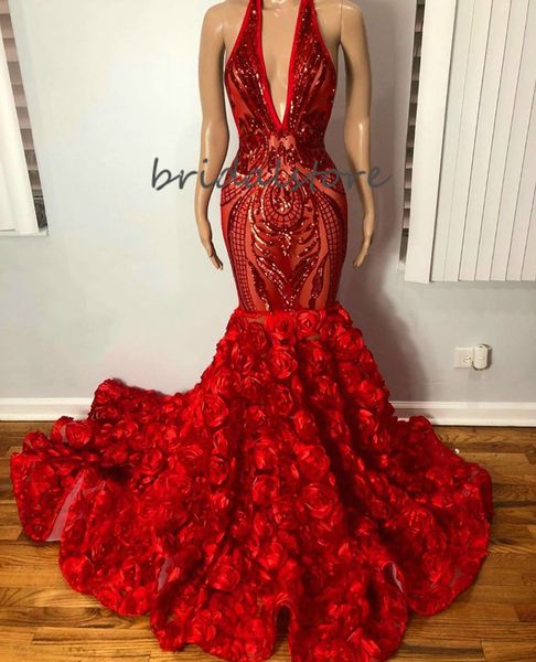 new spark red prom dresses mermaid sequins prom gowns 2020 deep v neck 3d rose floral elegant real moroccan kaftan evening formal party, Black
new spark red prom dresses mermaid sequins prom gowns 2020 deep v neck 3d rose floral elegant real moroccan kaftan evening formal party, Black