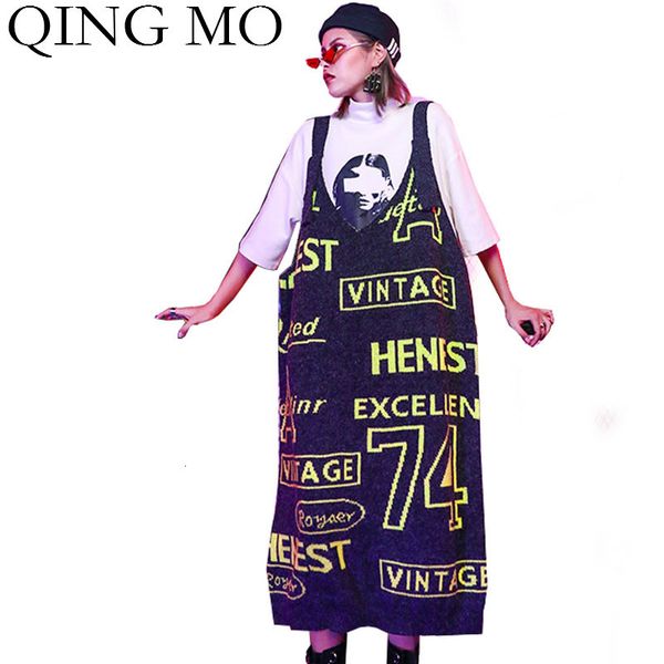 qing mo fashion brand sleeveless women sweater 2019 autumn winter women letter knitted pullovers sweater oversize zqy1830, Black;white
qing mo fashion brand sleeveless women sweater 2019 autumn winter women letter knitted pullovers sweater oversize zqy1830, Black;white