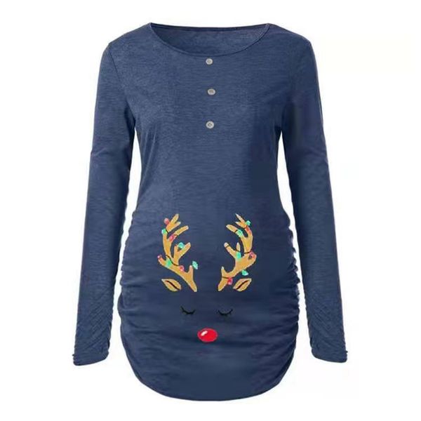 womens long sleeve maternity pregnant clothes blouse pullover christmas baby for maternity t-shirt for breastfeeding #1121, White
womens long sleeve maternity pregnant clothes blouse pullover christmas baby for maternity t-shirt for breastfeeding #1121, White