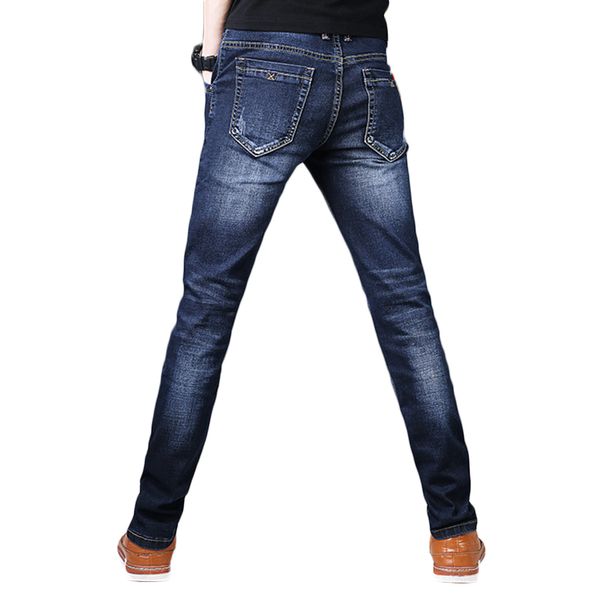 men's jeans fashionable elastic men comfortable slim cotton pants large size 27-36, Blue
men's jeans fashionable elastic men comfortable slim cotton pants large size 27-36, Blue