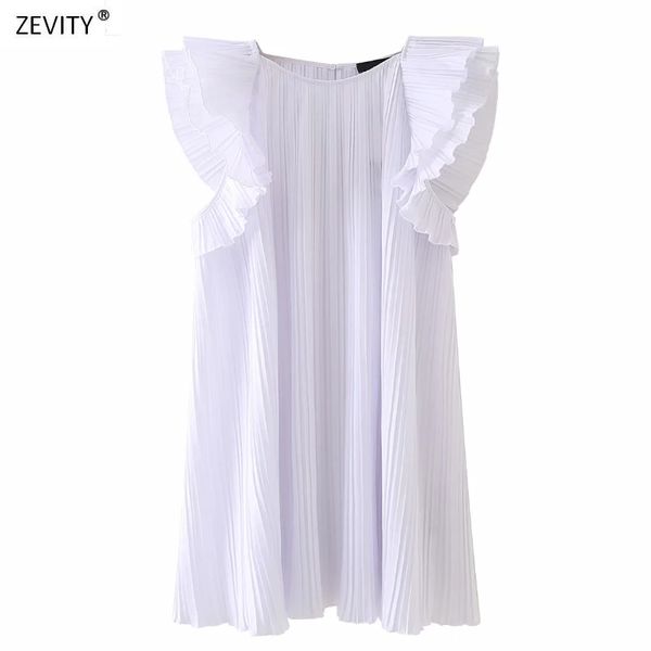 casual dresses zevity women fashion o neck cascading ruffle white pleated mini dress female vestidos chic brand party ds3995, Black;gray
casual dresses zevity women fashion o neck cascading ruffle white pleated mini dress female vestidos chic brand party ds3995, Black;gray