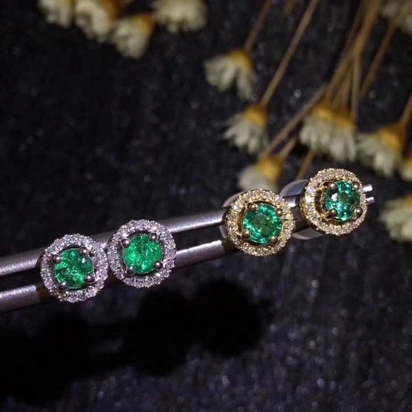 fidelity natural 3mm colombia emerald stud earrings s925 silver simple round fine jewelry for women party natural green gemstone cj191203, Golden
fidelity natural 3mm colombia emerald stud earrings s925 silver simple round fine jewelry for women party natural green gemstone cj191203, Golden