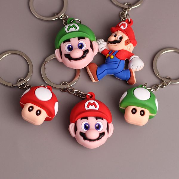 1pcs super mario anime key chain pvc figure keyring cute toy keychain keyholder birthday gifts new, Silver
1pcs super mario anime key chain pvc figure keyring cute toy keychain keyholder birthday gifts new, Silver