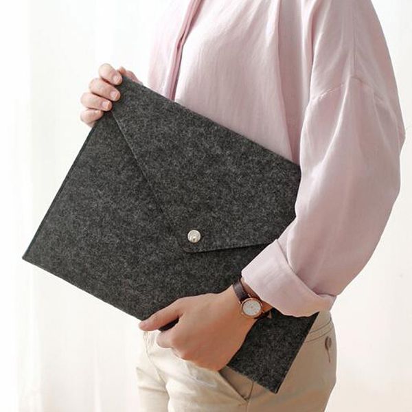 A4 Size Felt Fabric File Bag Office School Stationery Paper Documents Holder File Pocket Storage Bag