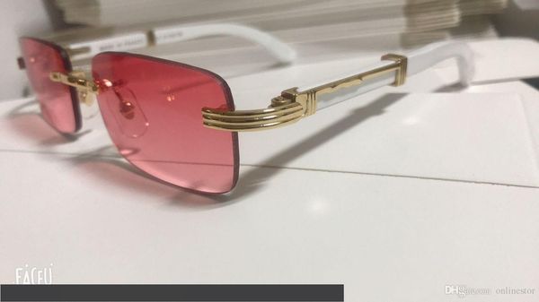 square glasses buffalo horn plastic glass wooden leg sunglasses designer gold wooden bamboo rimless frame glasses with box, White;black
square glasses buffalo horn plastic glass wooden leg sunglasses designer gold wooden bamboo rimless frame glasses with box, White;black