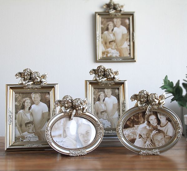 selling retro silver-white elliptical resin frame p frame creative cupid p for wedding party
selling retro silver-white elliptical resin frame p frame creative cupid p for wedding party