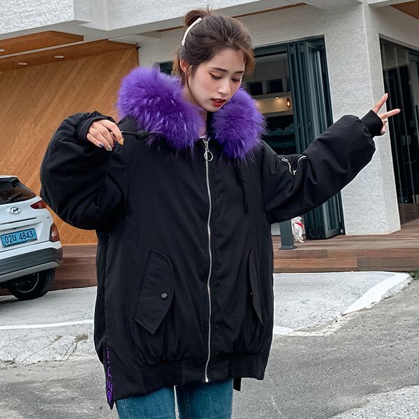 nice winter fur collar down parka women waterproof coat jacket large size loose winter warm thick parka women jacket, Black
nice winter fur collar down parka women waterproof coat jacket large size loose winter warm thick parka women jacket, Black