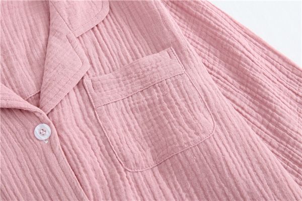 spring autumn couples pajamas sets women 100% crape cotton pijamas pure color simple women indoor pijamas mujer sleepwear, Black;red
spring autumn couples pajamas sets women 100% crape cotton pijamas pure color simple women indoor pijamas mujer sleepwear, Black;red