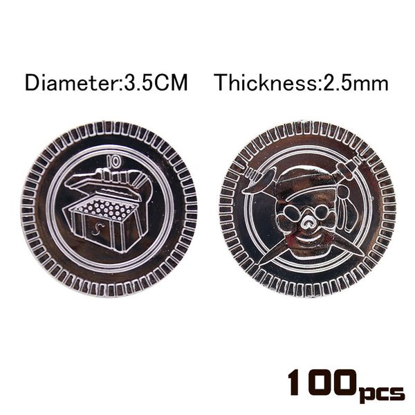 100 pcs/set children's pirate treasure toys treasure hunting game props pirate gold coin silver coin copper coin toys
100 pcs/set children's pirate treasure toys treasure hunting game props pirate gold coin silver coin copper coin toys