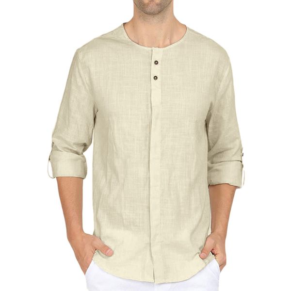 men's shirt streetwear fashion men shirt long sleeve camisa baggy cotton blend round neck male blouse camiseta hombre, White;black
men's shirt streetwear fashion men shirt long sleeve camisa baggy cotton blend round neck male blouse camiseta hombre, White;black