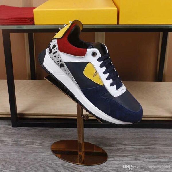 little monsters eyes all cowhide stitching men's casual flat sneakers luxury brands come m1896024, Black
little monsters eyes all cowhide stitching men's casual flat sneakers luxury brands come m1896024, Black