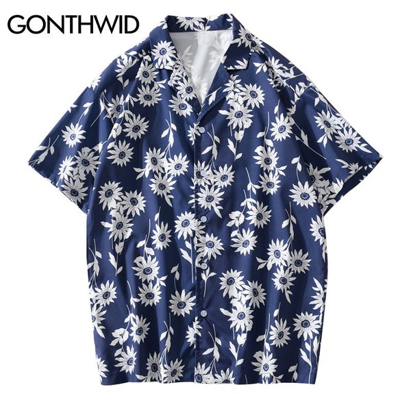 gonthwid daisies print short sleeve hawaiian beach shirts hip hop casual button down aloha camp tropical shirt streetwear, White;black
gonthwid daisies print short sleeve hawaiian beach shirts hip hop casual button down aloha camp tropical shirt streetwear, White;black