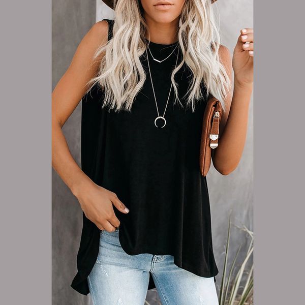 plus size 2xl summer fashion casual pure color camis vest tee female women's sleeveless shirt blusas femininas clothing, White
plus size 2xl summer fashion casual pure color camis vest tee female women's sleeveless shirt blusas femininas clothing, White