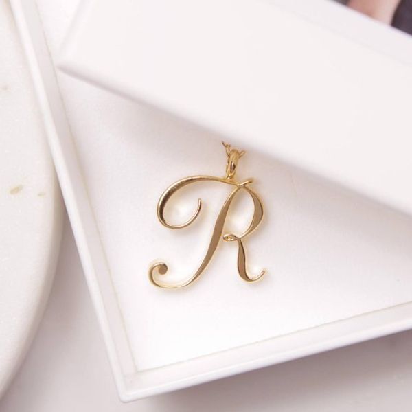 minimalist cursive initial alphabet r english pendant necklace tiny word letter monogram charm metal engagement friend woman mother men', Silver
minimalist cursive initial alphabet r english pendant necklace tiny word letter monogram charm metal engagement friend woman mother men', Silver