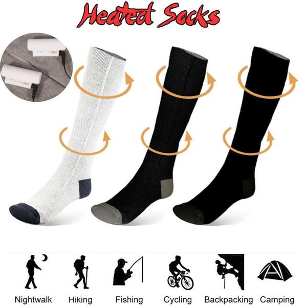 women men cycling socks electric charging battery heated cotton sock feet thermal winter warmer sock motorcycle accessories &xs, Black
women men cycling socks electric charging battery heated cotton sock feet thermal winter warmer sock motorcycle accessories &xs, Black