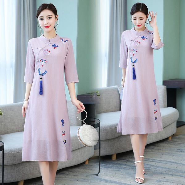 2019 chinese dress qipao cheongsam chinese women's dress embroidery floral modern cheongsam qipao, Red
2019 chinese dress qipao cheongsam chinese women's dress embroidery floral modern cheongsam qipao, Red