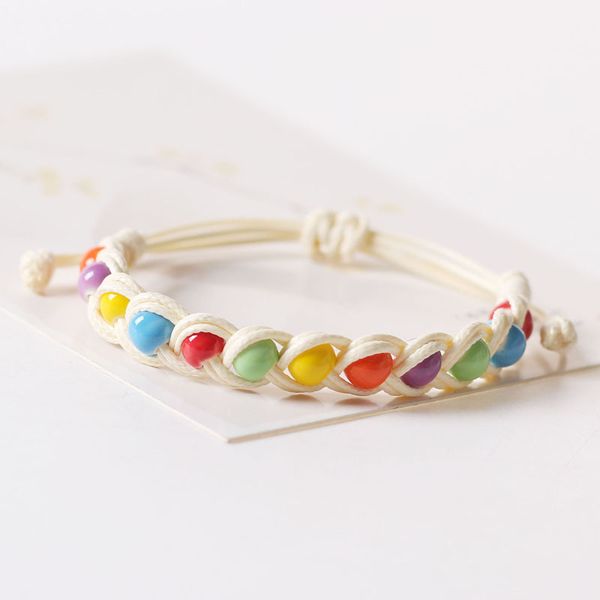 fashion charm ceramics multicolor round beads bracelet original design bangle hand knitted amulet jewelry gifts for her women, Golden;silver
fashion charm ceramics multicolor round beads bracelet original design bangle hand knitted amulet jewelry gifts for her women, Golden;silver