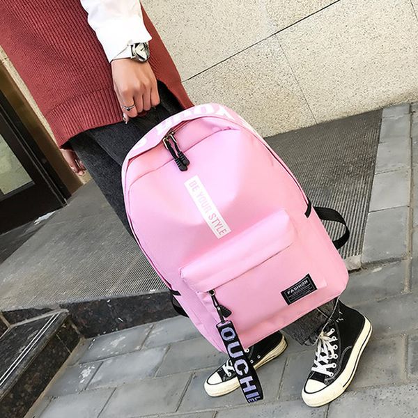 women fashion canvas letter colourful backpack teenager preppy style lapschool bag lightweight multifunctional travel packet
women fashion canvas letter colourful backpack teenager preppy style lapschool bag lightweight multifunctional travel packet
