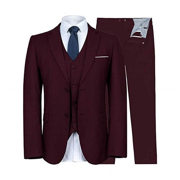 classic notch lapel wedding tuxedos slim fit suits for men groomsmen suit three pieces prom formal suits (jacket+pants+vest+tie) 574, Black;gray
classic notch lapel wedding tuxedos slim fit suits for men groomsmen suit three pieces prom formal suits (jacket+pants+vest+tie) 574, Black;gray