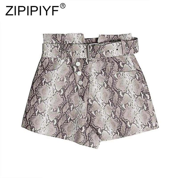 print snake pu leather women's shorts high waist with sashes shorts female fashion vintage summer 2018 large sizes, White;black
print snake pu leather women's shorts high waist with sashes shorts female fashion vintage summer 2018 large sizes, White;black