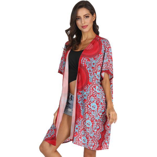 womens summer cape 2019 new fashion national style cloak casual mixed color beach vocation blouse multicolor digital pattern cardigan, Black
womens summer cape 2019 new fashion national style cloak casual mixed color beach vocation blouse multicolor digital pattern cardigan, Black