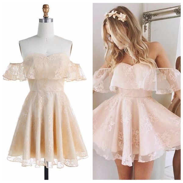 off-the-shoulder pink vogue prom dresses short a-line lace applique homecoming dresses with sleeves zipper up cute short party dresses, Black
off-the-shoulder pink vogue prom dresses short a-line lace applique homecoming dresses with sleeves zipper up cute short party dresses, Black