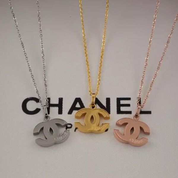 Luxury de igner choker necklace jewelry titanium teel 18k gold plated 3 color necklace pendant for women gift
Luxury de igner choker necklace jewelry titanium teel 18k gold plated 3 color necklace pendant for women gift