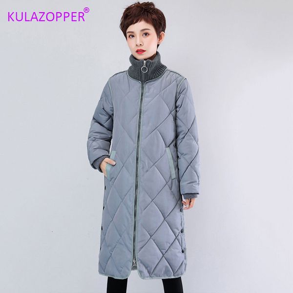 brand fashion streetwear winter parka women long knit neckline loose down cotton jacket thick winter jacket female outwear zh147, Black
brand fashion streetwear winter parka women long knit neckline loose down cotton jacket thick winter jacket female outwear zh147, Black
