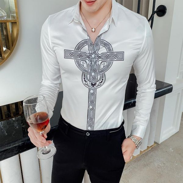 camisa homem prom camisa masculina 2020 autumn flower shirt cross printing manga longa masculina shirt men dj singer, White;black
camisa homem prom camisa masculina 2020 autumn flower shirt cross printing manga longa masculina shirt men dj singer, White;black